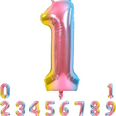 1pc Number Aluminum Film Balloon 81 Party Decoration Balloon