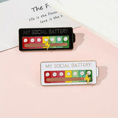 7-Day Mood Tracker Brooch - Perfect Gift for Introverts