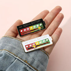 7-Day Mood Tracker Brooch - Perfect Gift for Introverts