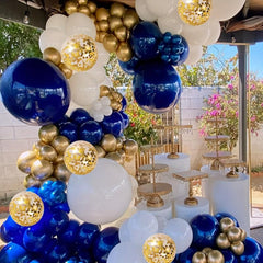 Navy Balloon Garland Arch Kit for Birthday Wedding Decor
