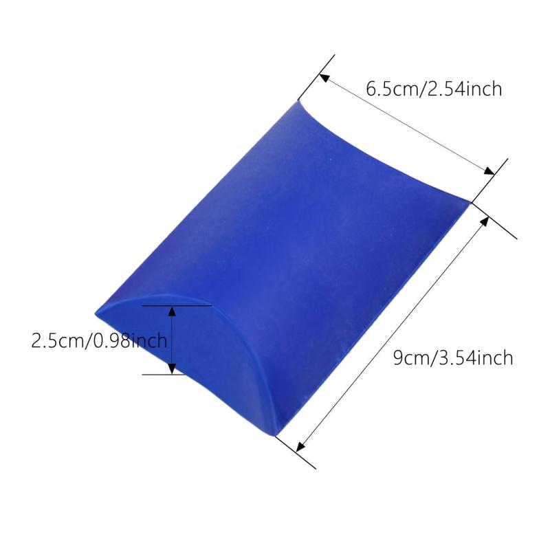 50pcs Pillow Box Candy Chocolate Packaging Birthday Wedding Party Favors