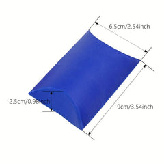 50pcs Pillow Box Candy Chocolate Packaging Birthday Wedding Party Favors