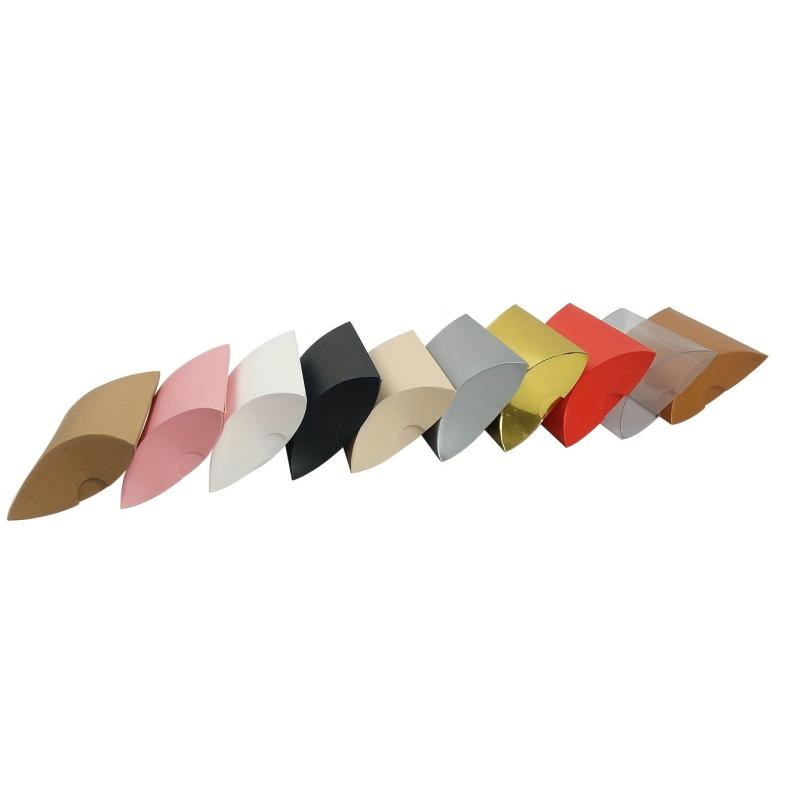 50pcs Pillow Box Candy Chocolate Packaging Birthday Wedding Party Favors