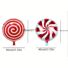 12pcs 18 Inch Candy Theme Party Foil Balloons Birthday Decoration