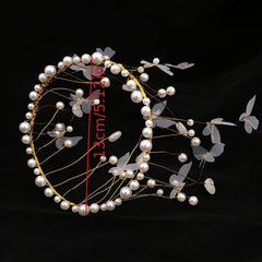 1pc Pink Crown Butterfly Cake Decoration