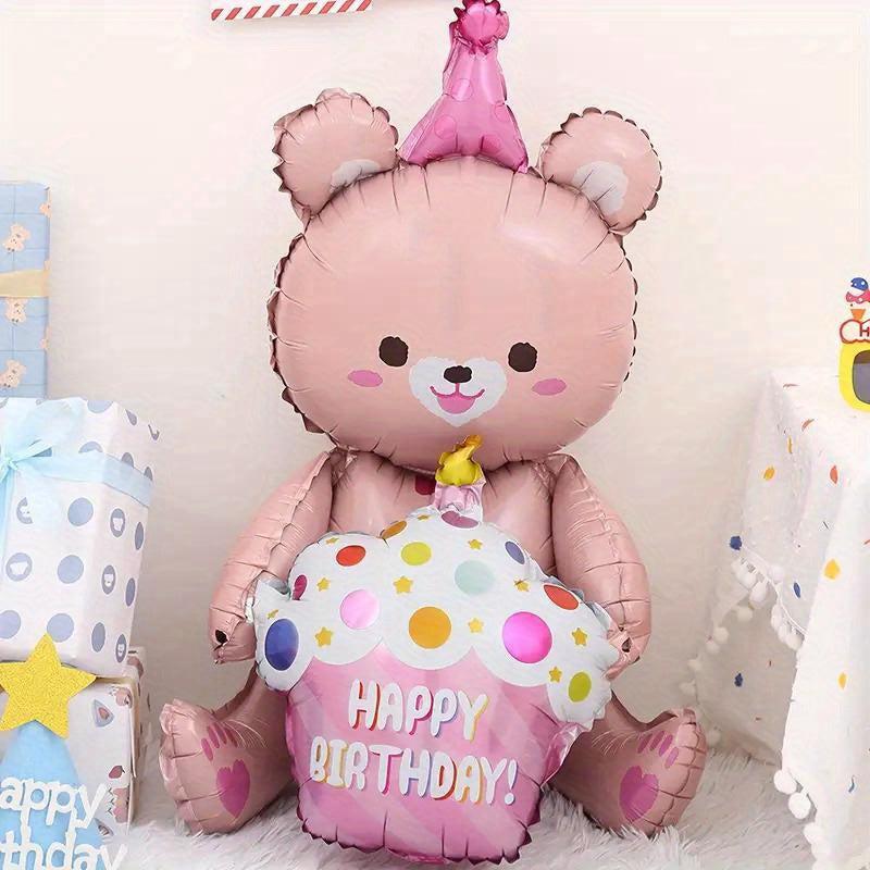 Bear Birthday Party Balloon Decoration Theme Supplies for Kids' Birthdays