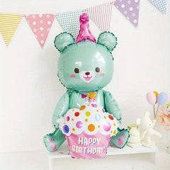 Bear Birthday Party Balloon Decoration Theme Supplies for Kids' Birthdays