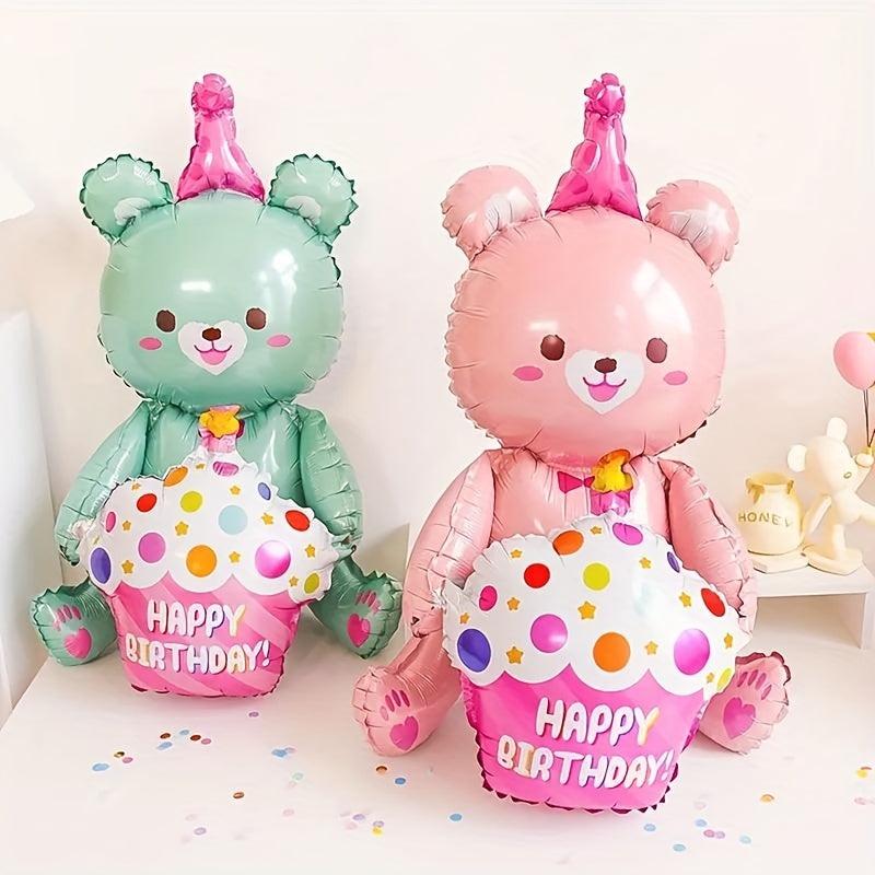 Bear Birthday Party Balloon Decoration Theme Supplies for Kids' Birthdays
