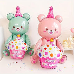 Bear Birthday Party Balloon Decoration Theme Supplies for Kids' Birthdays