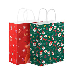 12pcs Christmas Gift Bag Candy Bag Holiday Accessory