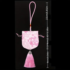Dragon Boat Chinese Silk Pouch Coin Bag Drawstring Gift Bag Aromatherapy Sachet
