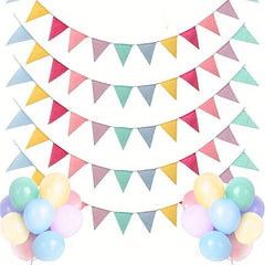 Rainbow Burlap Banner - Perfect Party and Holiday Decor