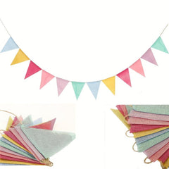 Rainbow Burlap Banner - Perfect Party and Holiday Decor
