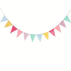 Rainbow Burlap Banner - Perfect Party and Holiday Decor