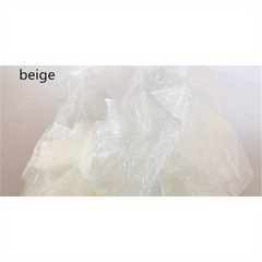 10M Tulle Roll Crystal Fabric Organza Tulle Roll Wedding Decoration
