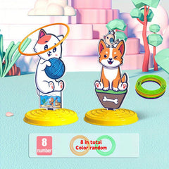 Kid Animals Ring Toss Game Toy Indoor And Outdoor Competition