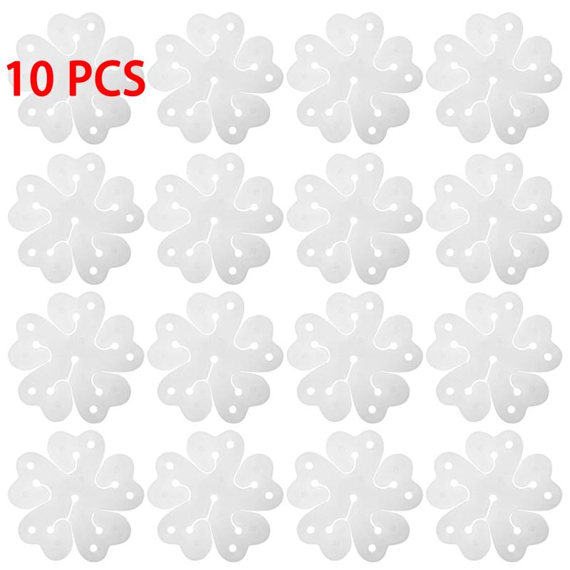 10pcs Flower Shape Balloon Clips Holders for Arch - Party Decor