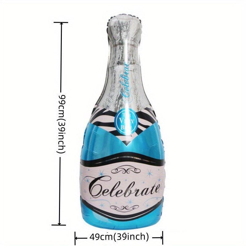 Champagne Glass Foil Balloons Party Decoration Beer Mug Wine Bottle Aluminum Bal