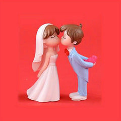 2pcs Wedding Couple Scene Decor Micro Landscape DIY Landscaping