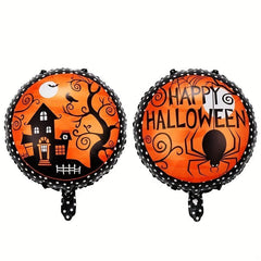 16pcs Halloween Bat Pumpkin Balloons Funny Party Decorations