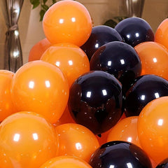 16pcs Halloween Bat Pumpkin Balloons Funny Party Decorations