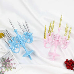 Romantic European Candlestick for Cake Insert