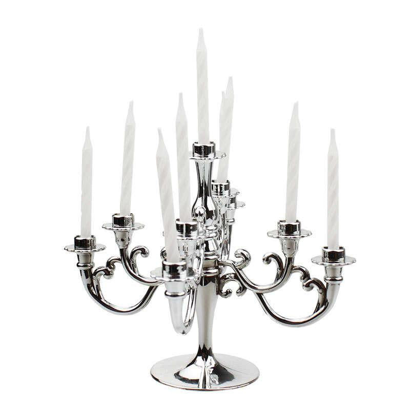 Romantic European Candlestick for Cake Insert