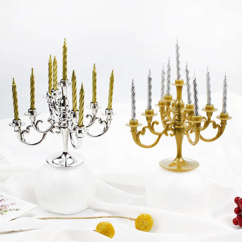 Romantic European Candlestick for Cake Insert