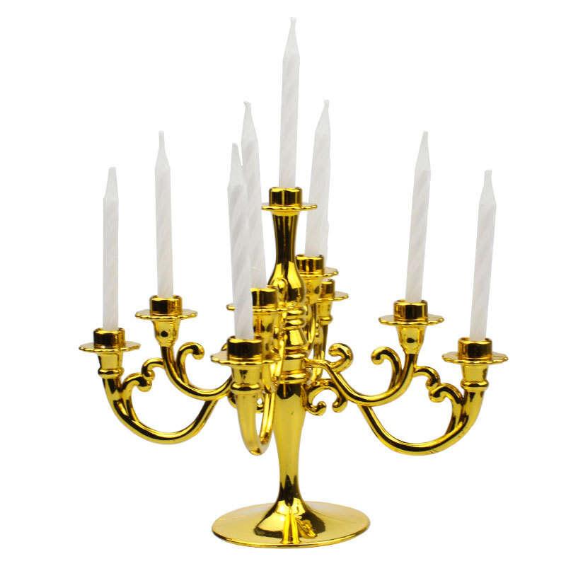 Romantic European Candlestick for Cake Insert