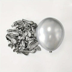 10pcs Golden Silvery Latex Balloons 10 Inch Wedding Birthday Party Decor