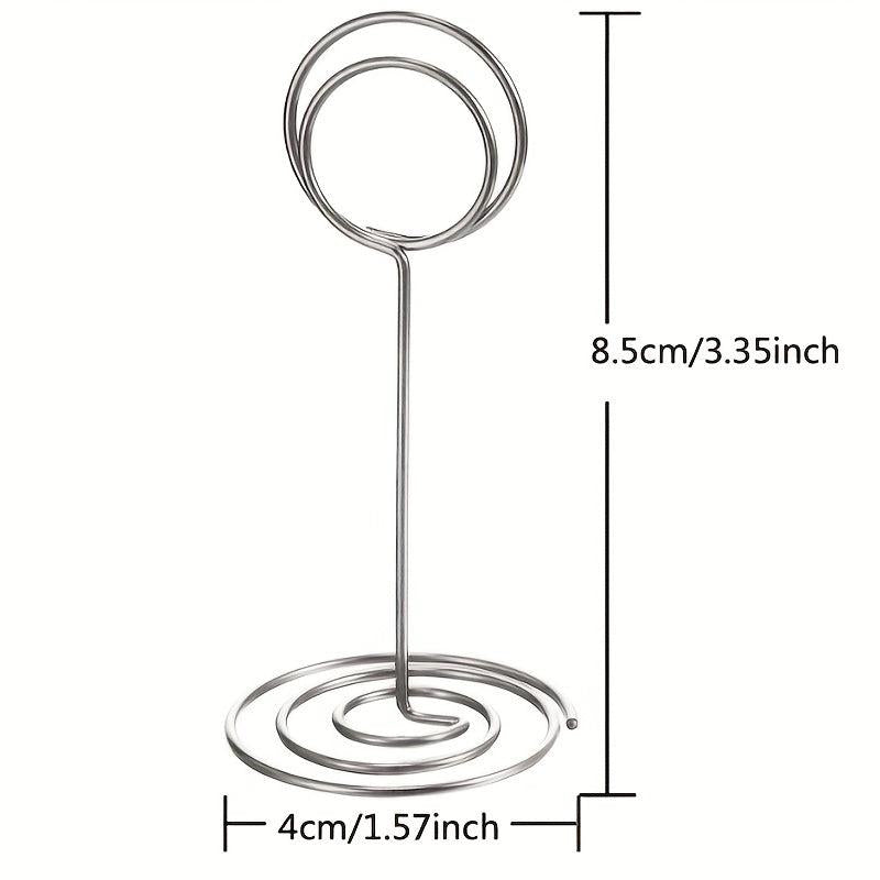10 Packs Table Number Holder Wedding Table Name Card Holder Clips