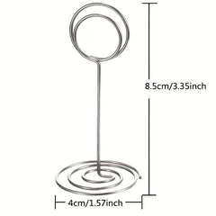 10 Packs Table Number Holder Wedding Table Name Card Holder Clips