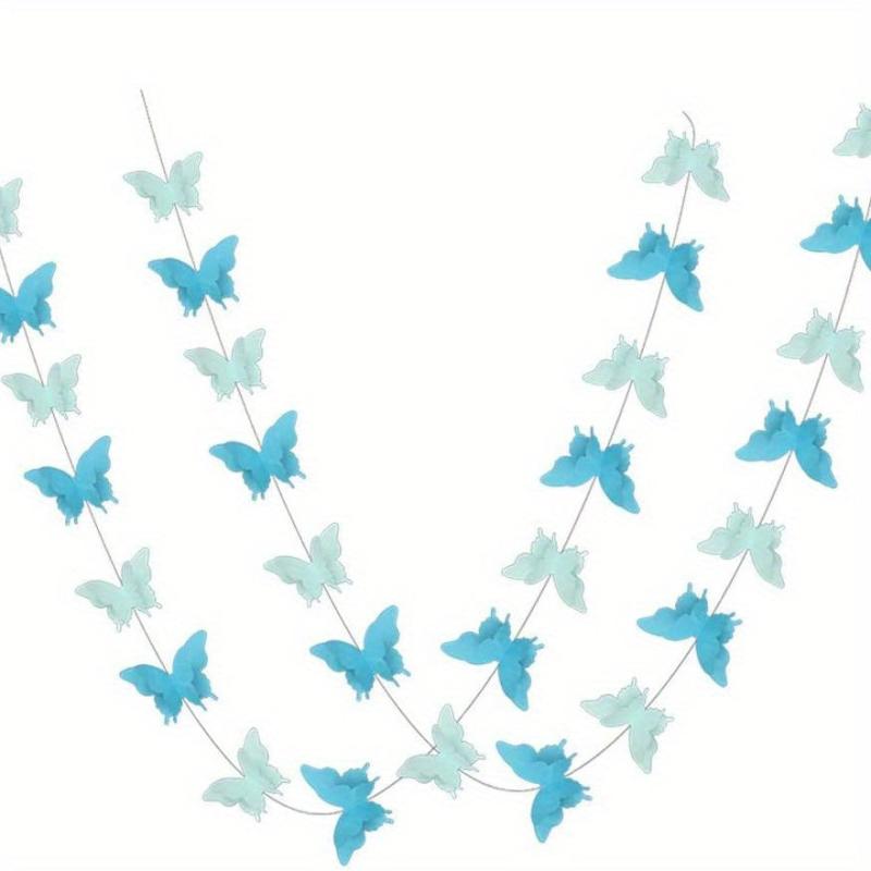 Butterfly 3D Paper Garland Wedding Baby Shower
