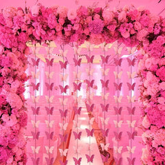 Butterfly 3D Paper Garland Wedding Baby Shower
