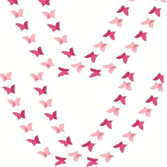 Butterfly 3D Paper Garland Wedding Baby Shower