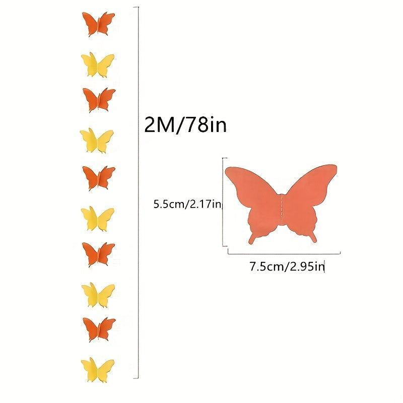 Butterfly 3D Paper Garland Wedding Baby Shower