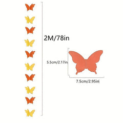 Butterfly 3D Paper Garland Wedding Baby Shower