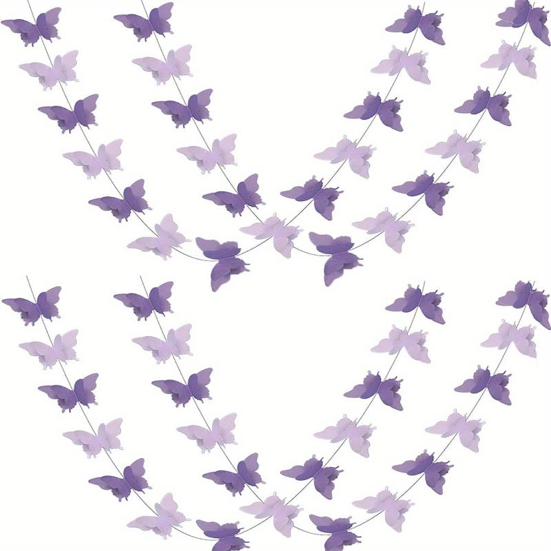 Butterfly 3D Paper Garland Wedding Baby Shower