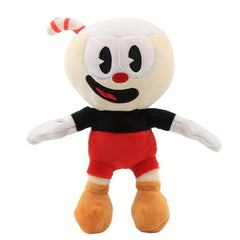 2pcs Cup Head Plush Toys Stuffed Cartoon Dolls Kids Birthday Gift