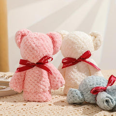 Bear Towel Wedding Kindergarten Birthday Baby Gift Soft Absorbent