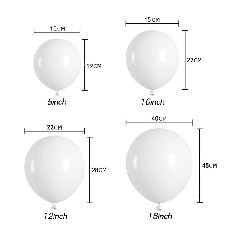 Snow Princess Balloon Garland Set - Ice & Snow Adventure Theme Birthday