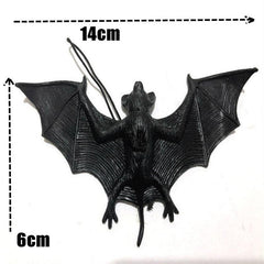 Rubber Bat Decoration for Halloween and Ghost Festivals