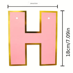 Pastel Macaron Colors Happy Birthday Banner for Kids Adults Boys and Girls
