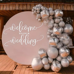 Wedding Welcome Mirror Vinyl Sticker Wedding Party Decor Wedding Sign