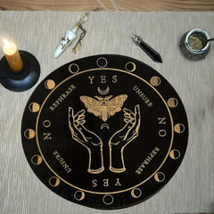 Witch Pendulum Board & Crystal Dowsing for Wiccan Altar and Witchcraft