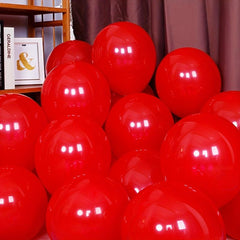 100pcs 25 4 Cm Matte Round Balloon Party Supplies Wedding Decorations