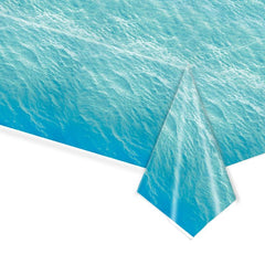 Ocean Wave Party Tablecloth Disposable Dustproof Supplies