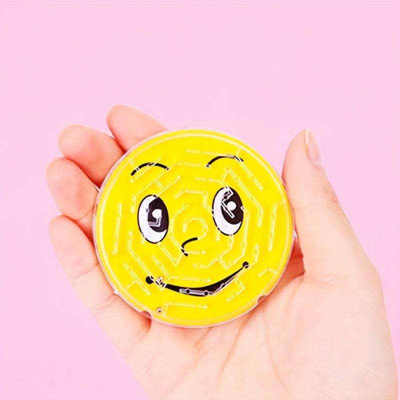12pcs Round Smiling Face Beads Maze Toy Birthday Party Gift Christmas Prizes