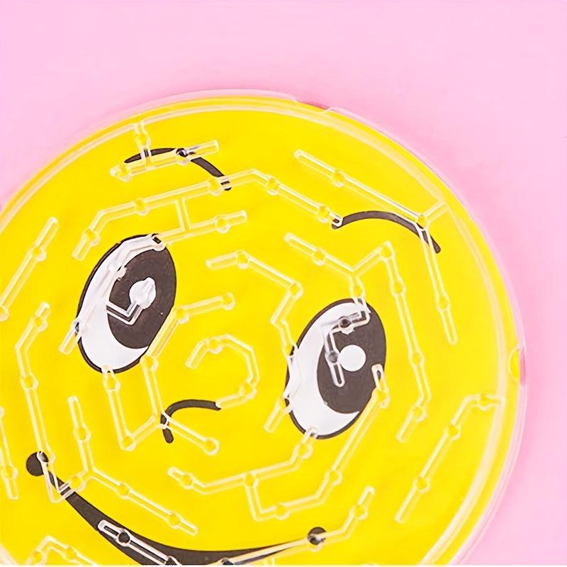 12pcs Round Smiling Face Beads Maze Toy Birthday Party Gift Christmas Prizes