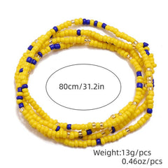 Colorful Waist Beads Chains Summer Beach Body Chain